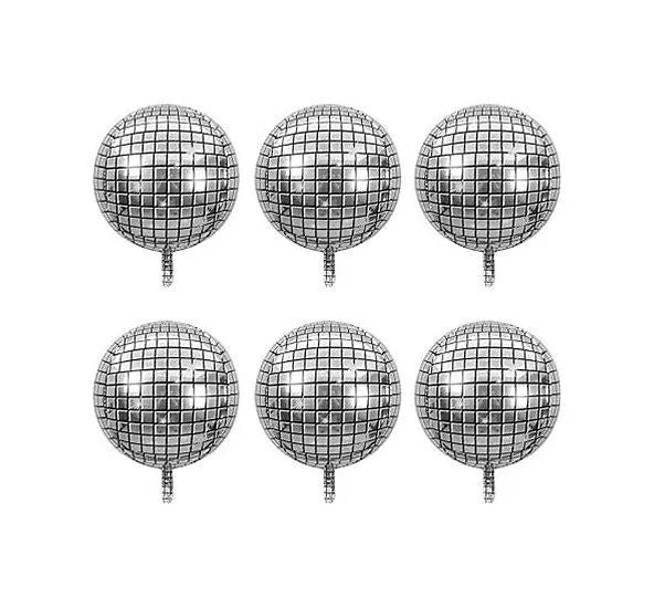 Disco Ball Balloons 22"
