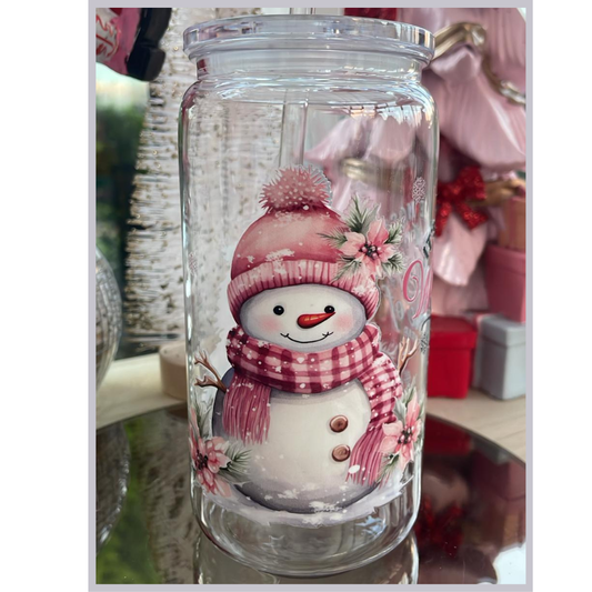 Pink Snowman