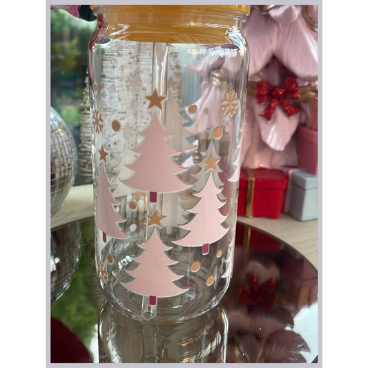 Pink Gold Christmas Tree