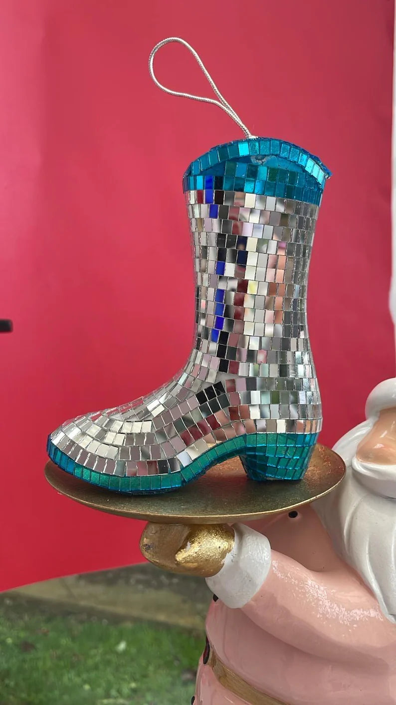 Disco Cowboy Boot Bauble