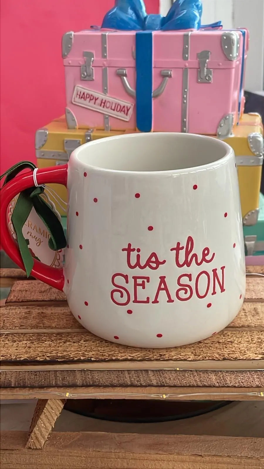Wreath 'tis the season Mug