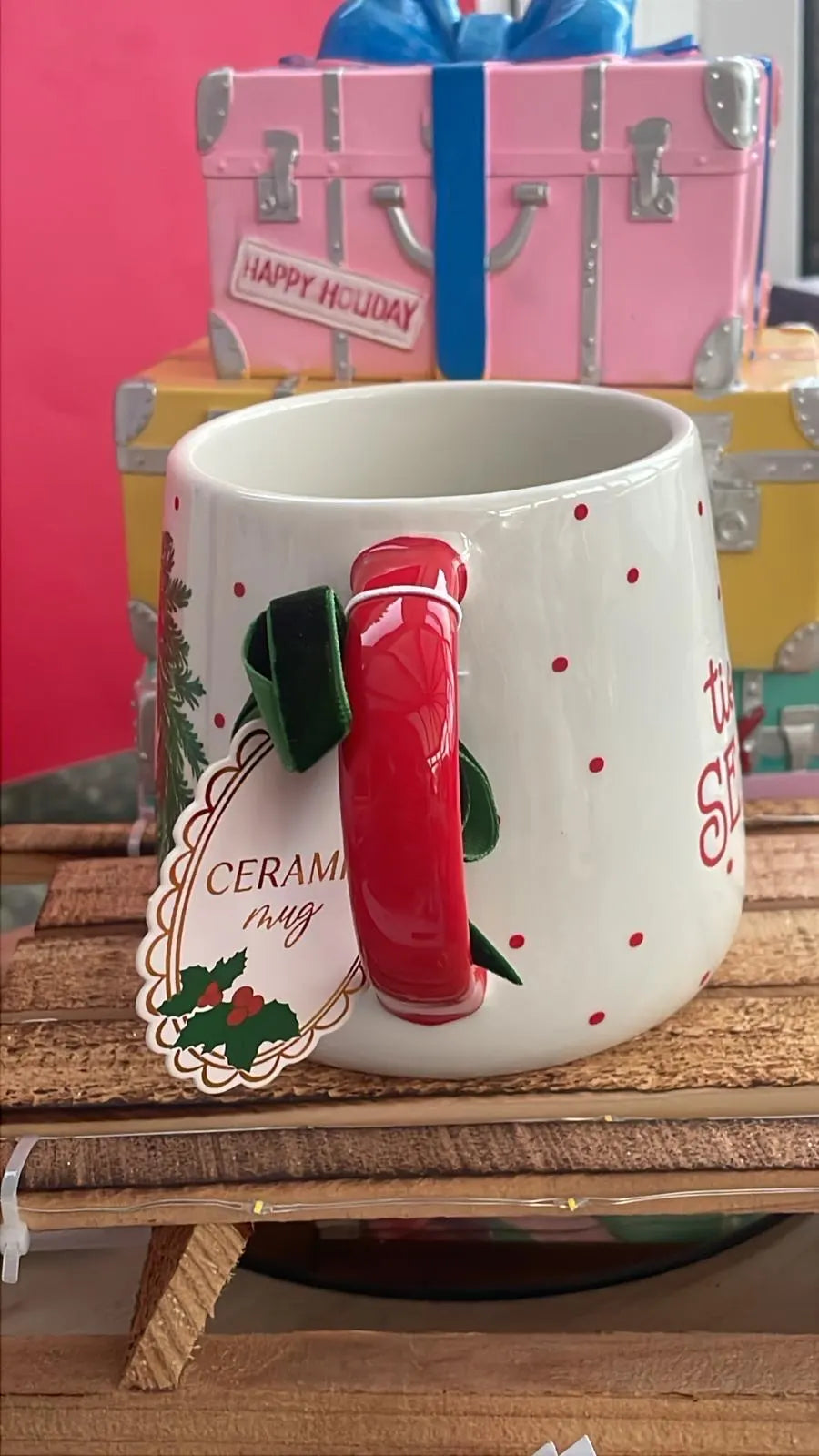 Wreath 'tis the season Mug