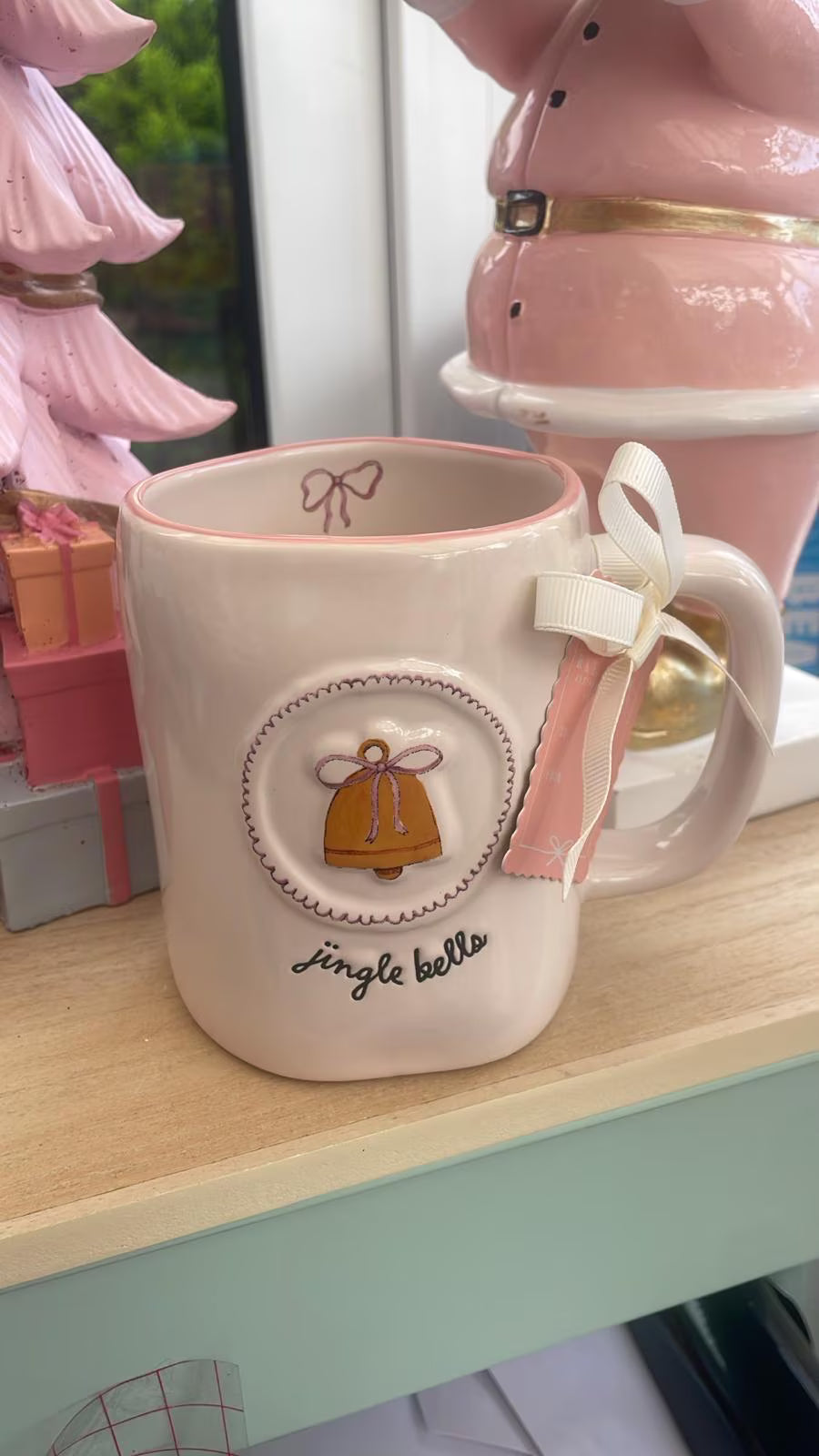 Rae Dunn Jingle Bells Mug