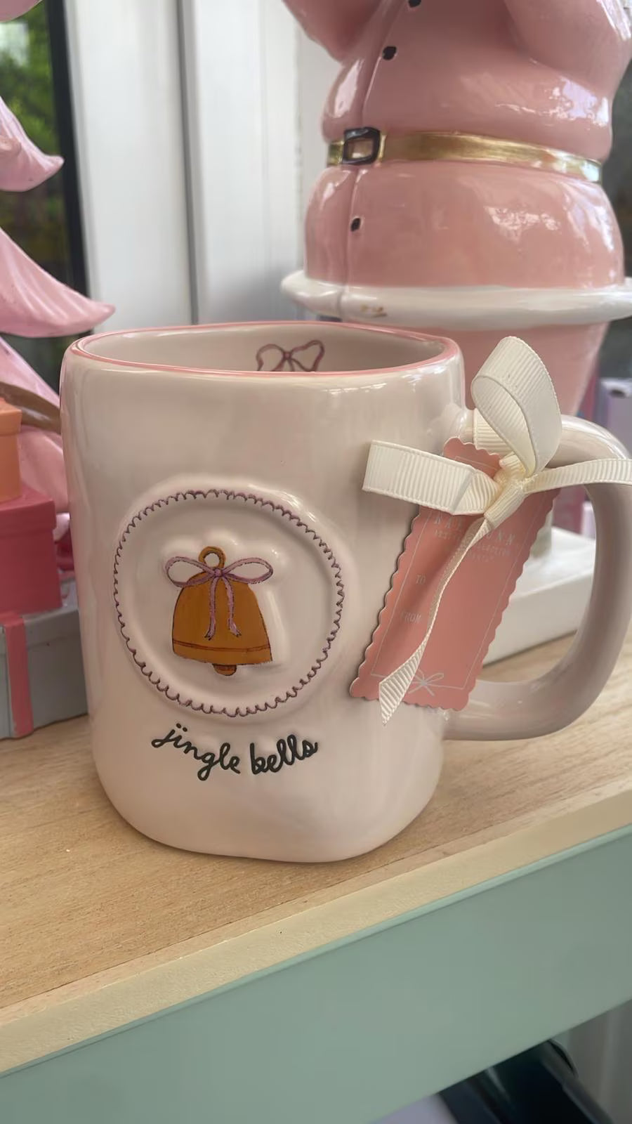 Rae Dunn Jingle Bells Mug